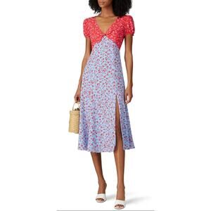 Likely Red and Blue Raffa Dress 0
